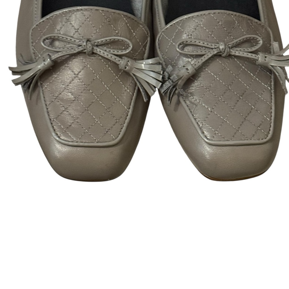 Enzo Angiolini Leather Tassel Loafer Flats Size 8M - Picture 4 of 8